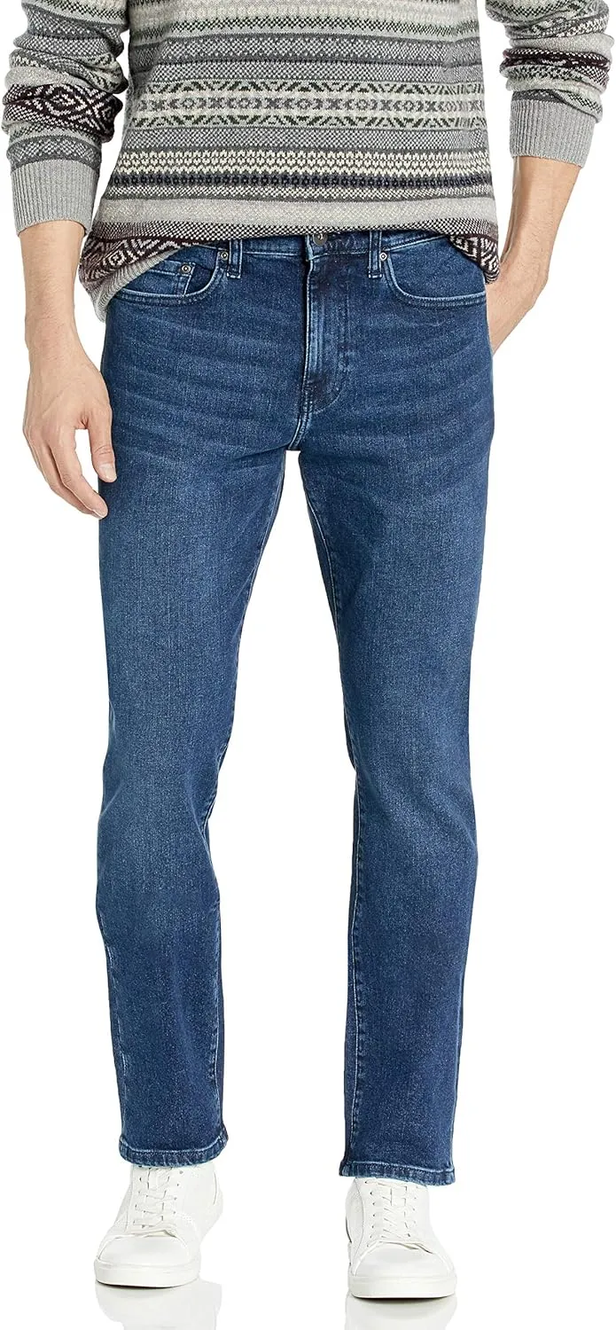 Amazon Essentials Men's Slim-Fit Jeans - Comfort Stretch Straight (Previously Goodthreads)