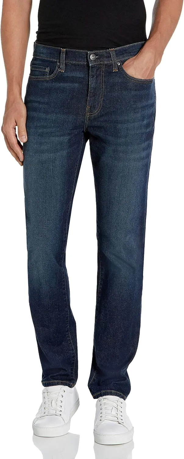 Amazon Essentials Men's Slim-Fit Jeans - Comfort Stretch Straight (Previously Goodthreads)