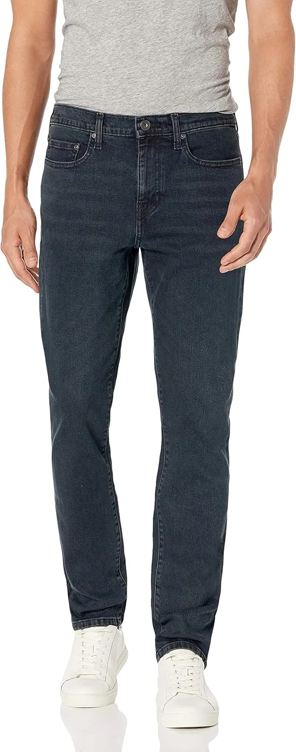 Amazon Essentials Men's Slim-Fit Jeans - Comfort Stretch Straight (Previously Goodthreads)