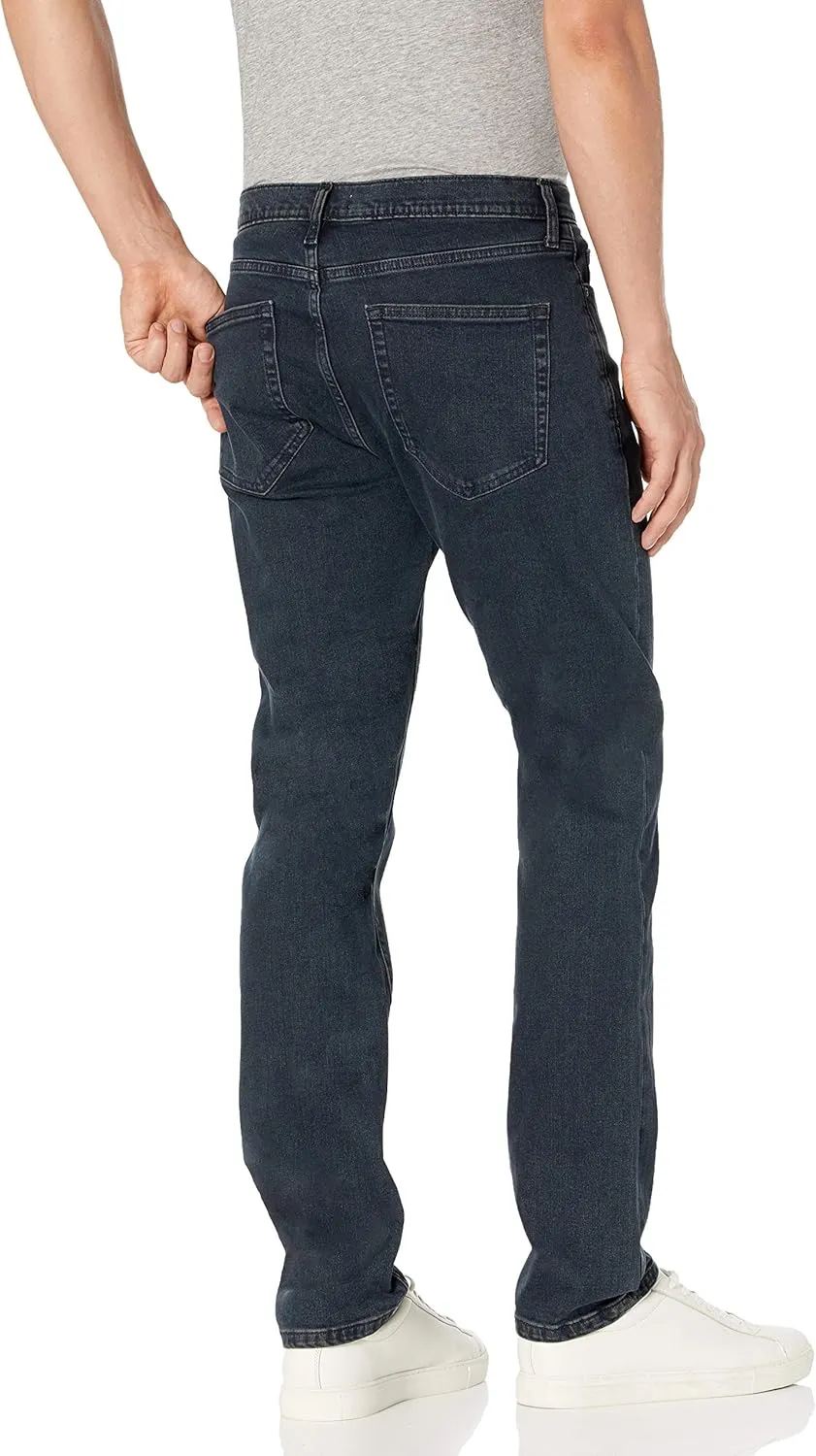 Amazon Essentials Men's Slim-Fit Jeans - Comfort Stretch Straight (Previously Goodthreads)
