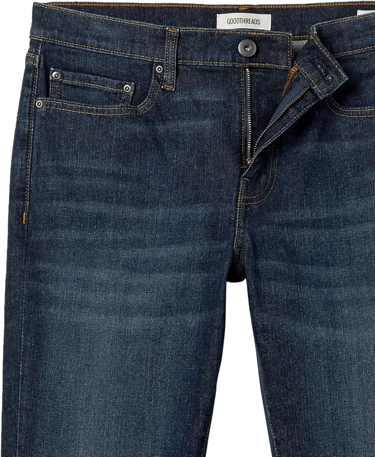 Amazon Essentials Men's Slim-Fit Jeans - Comfort Stretch Straight (Previously Goodthreads)