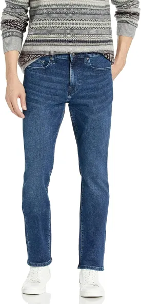 Amazon Essentials Men's Slim-Fit Jeans - Comfort Stretch Straight (Previously Goodthreads)