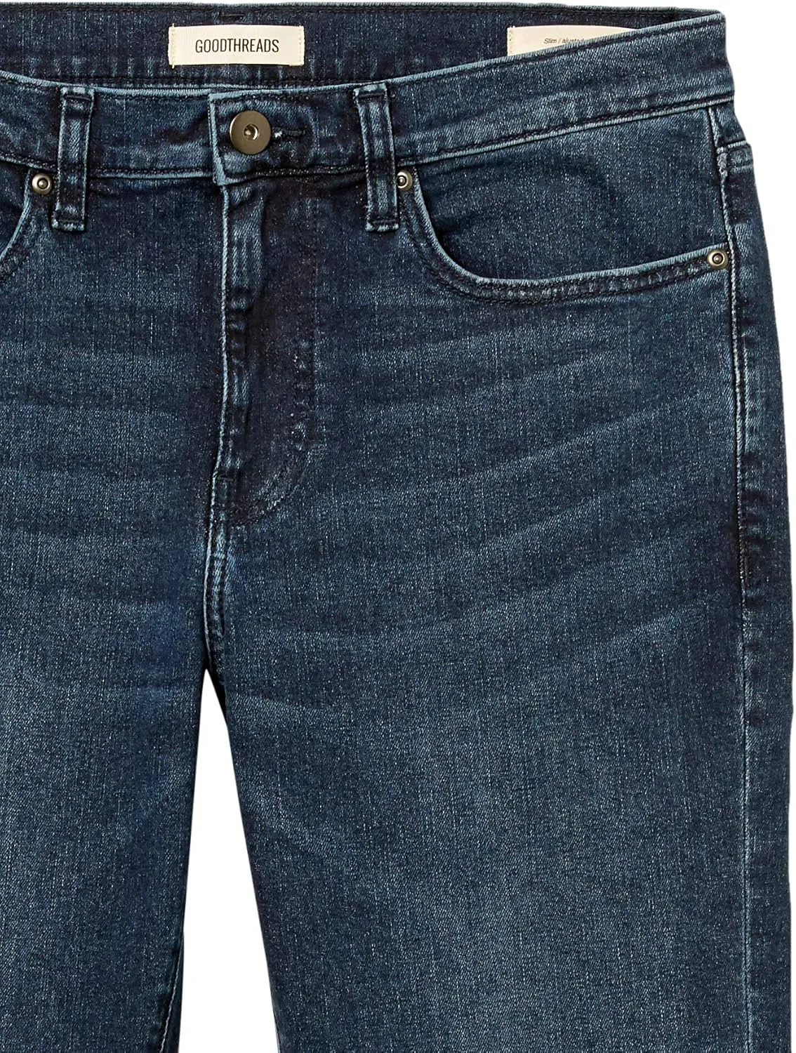 Amazon Essentials Men's Slim-Fit Jeans - Comfort Stretch Straight (Previously Goodthreads)