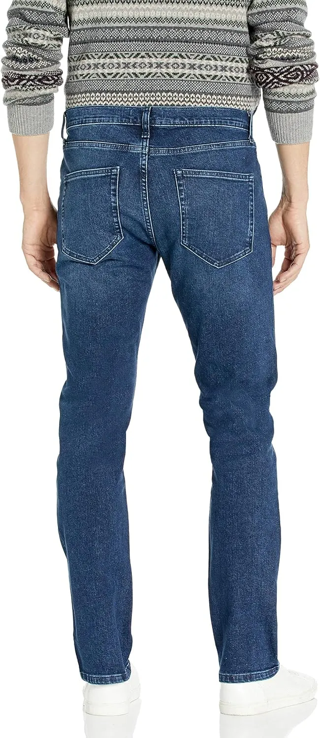 Amazon Essentials Men's Slim-Fit Jeans - Comfort Stretch Straight (Previously Goodthreads)