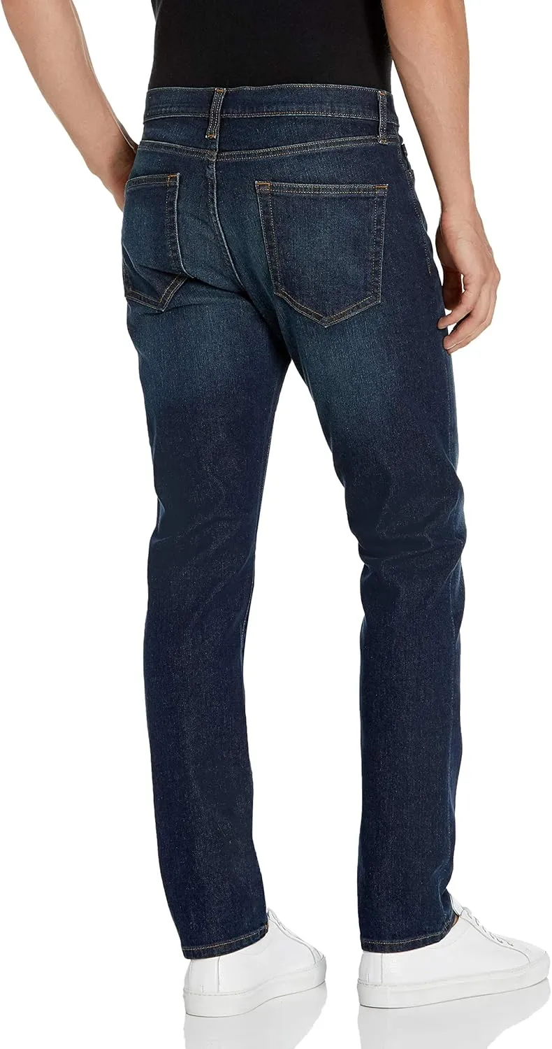 Amazon Essentials Men's Slim-Fit Jeans - Comfort Stretch Straight (Previously Goodthreads)
