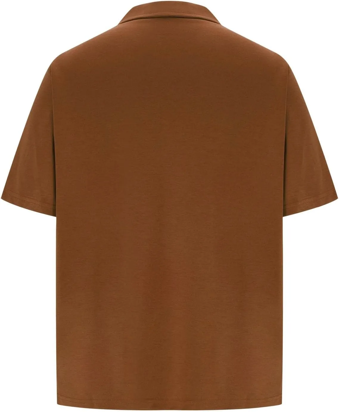 Big and Tall Polo Shirts for Men Cotton Short Sleeve Quarter Zipper Collar Shirts Casual Fashion Oversized Tops