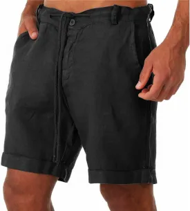 evzosrz Men's Athletic Shorts Casual Soild Comfortable Gym Workout Trousers Elastic Waist Running Sweatpants with Pockets