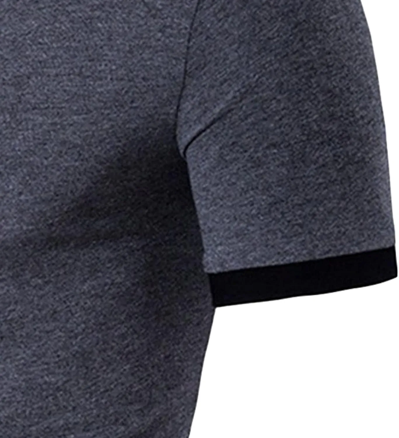 JEShifangjiusu Men's Short Sleeve Cotton Shirt Summer Casual Regular Fit Polo Shirt Contrast Color Collar Fashion T-Shirts