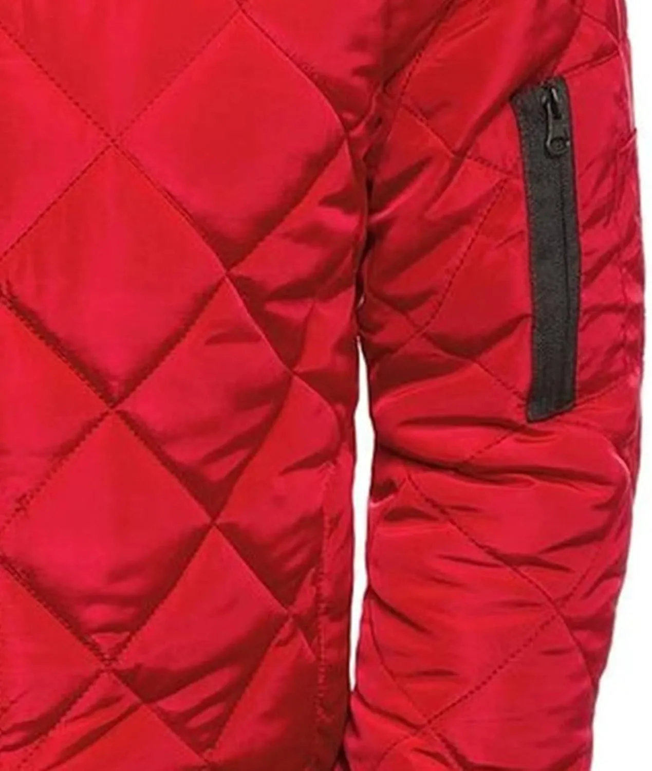 Men's Winter Warm Baseball Jacket Male Diamond Quilted Casual Bomber Outerwear Men Long Sleeve Casual Bomber Coat