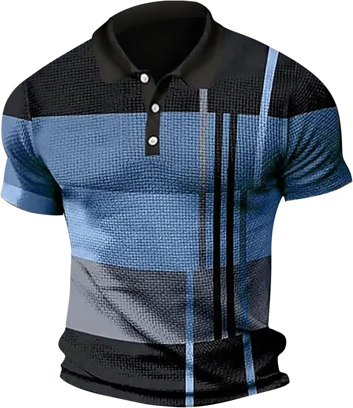 Muscularfit Mens Graphic T Shirt Muscle Fit Short Sleeve Gym Workout Tee Tops Casual Fashion Button Up Henley Shirts Outfits