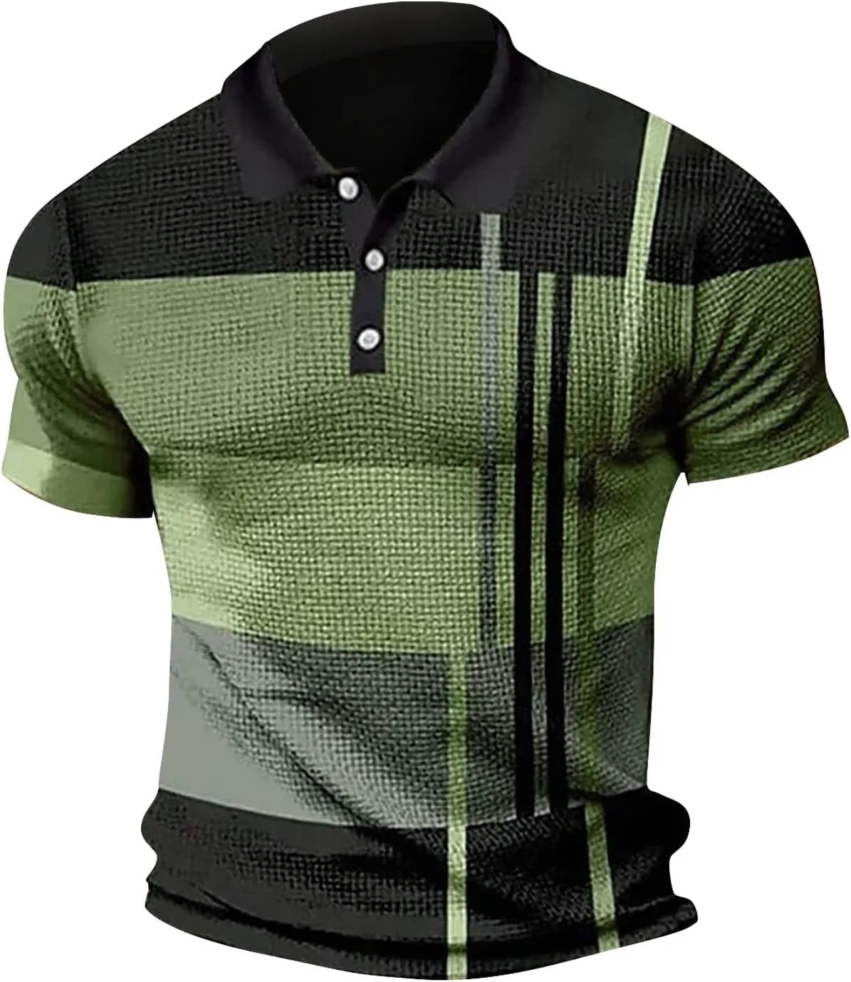 Muscularfit Mens Graphic T Shirt Muscle Fit Short Sleeve Gym Workout Tee Tops Casual Fashion Button Up Henley Shirts Outfits