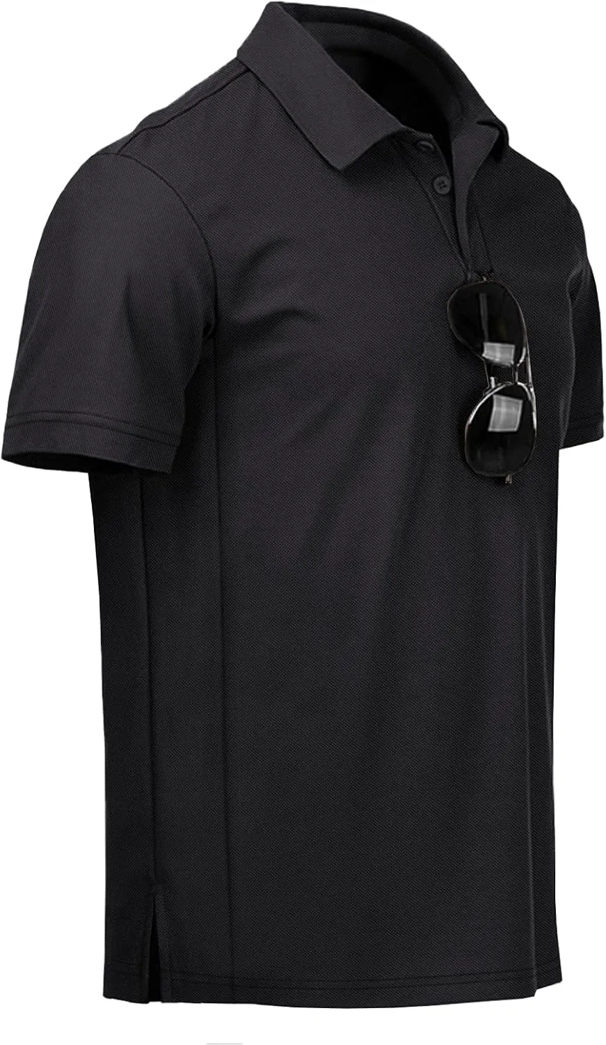NIASHOT Men's Polo Shirts Tactical Short Sleeve Golf T-Shirt Athletic Collared Summer Shirts